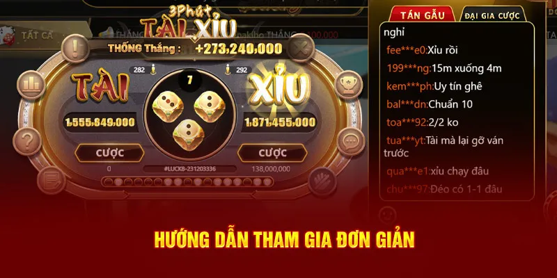 Hướng dẫn tham gia Tài Xỉu 88VV đơn giản